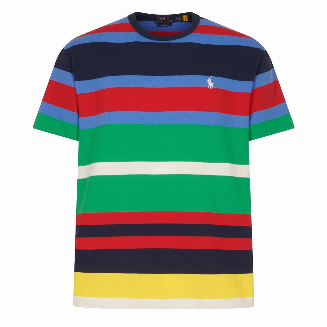 Exclusive Hot Pick Polo Ralph Lauren Classic Fit Striped Jersey T-Shirt Newport Navy Multi