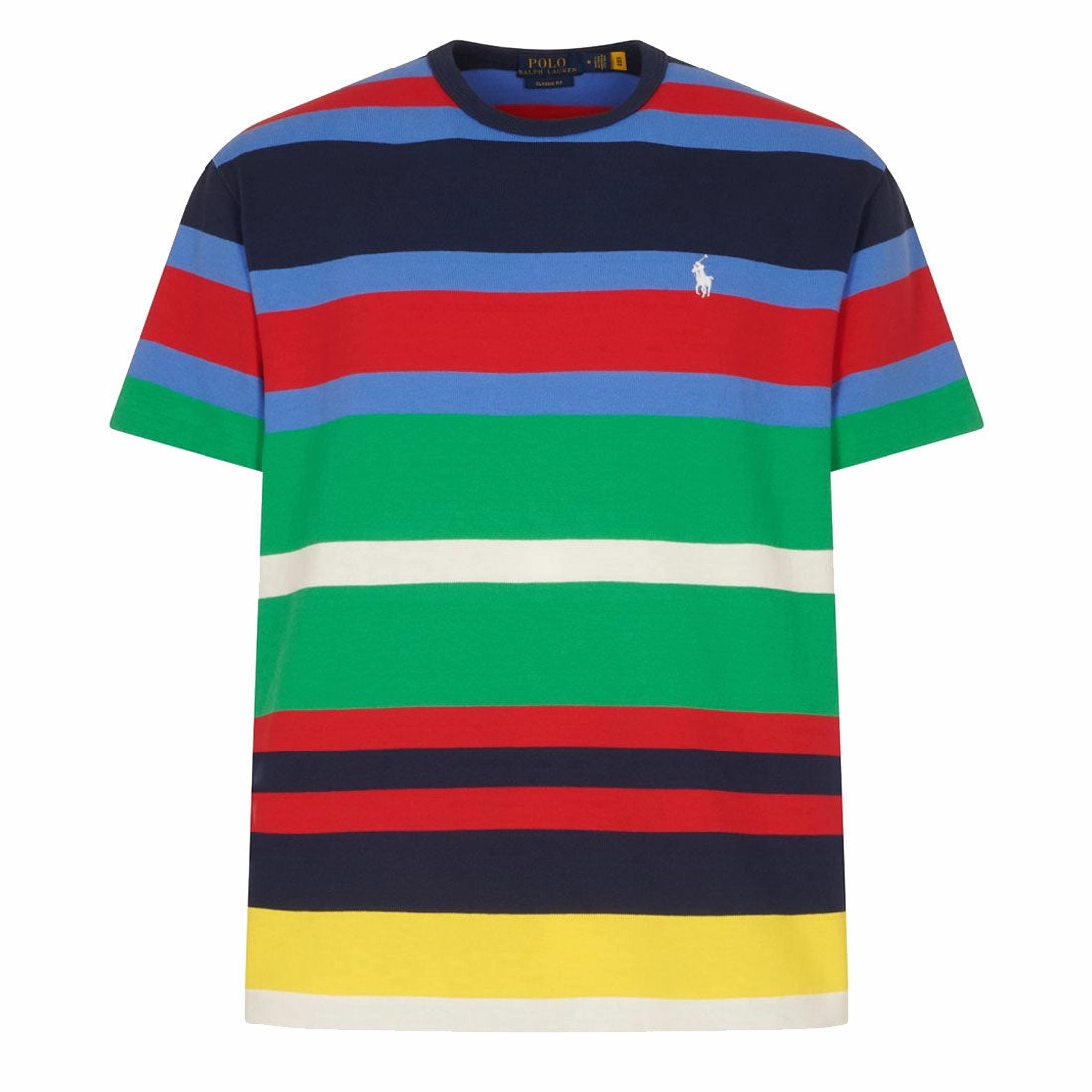 Polo Ralph Lauren Classic Fit Striped Jersey T-Shirt Newport Navy Multi Price Drop Frenzy