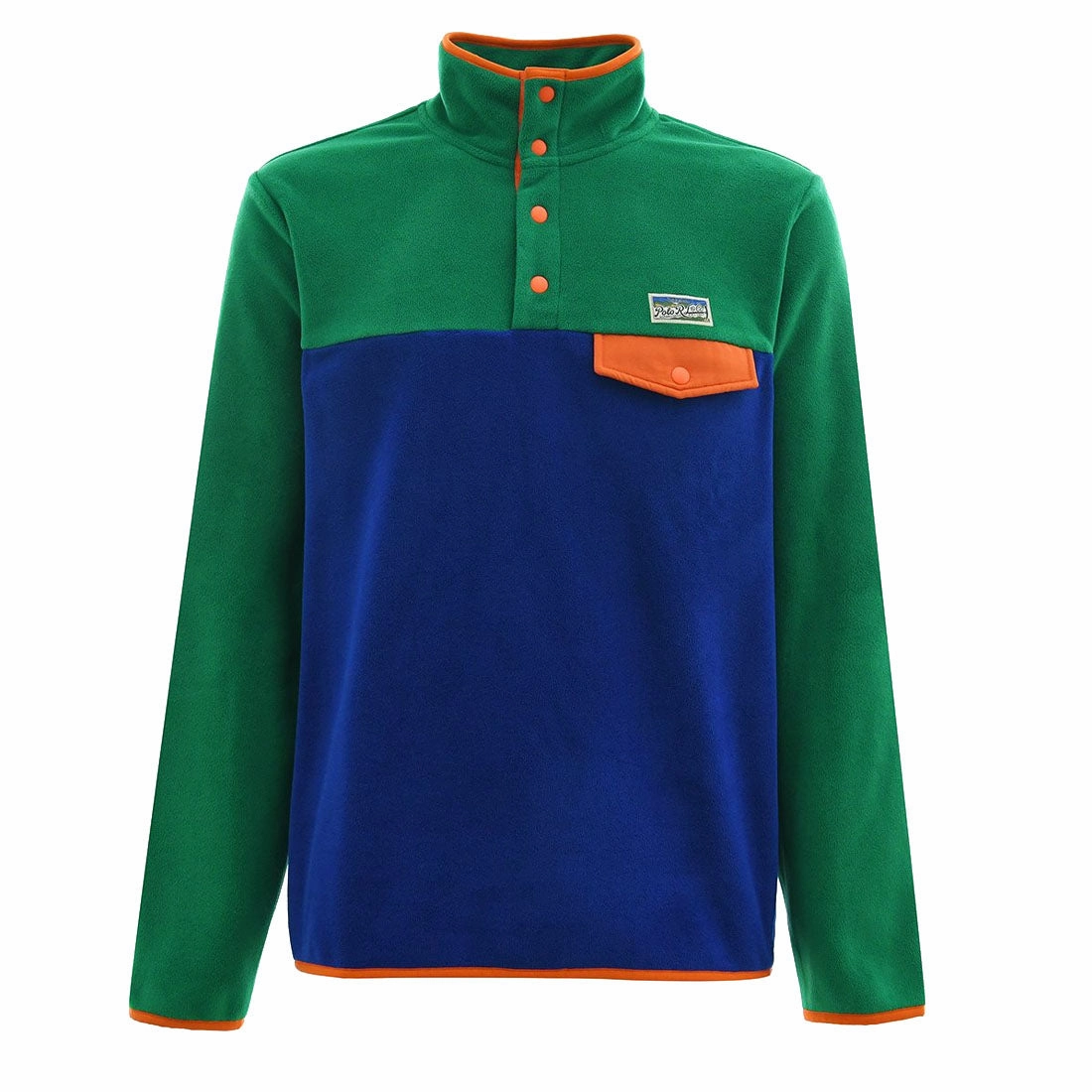 Dont Miss This Deal Todays Steal Polo Ralph Lauren Colour-Blocked Brushed Fleece Pullover Primary Green Multi