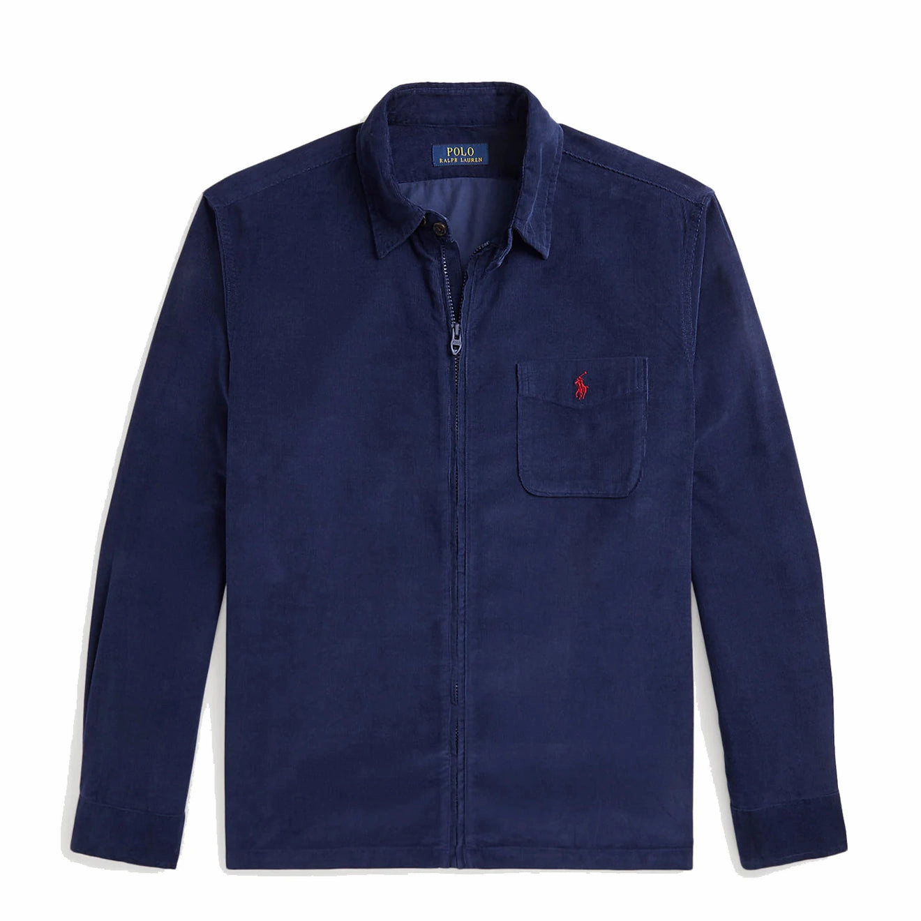 Polo Ralph Lauren Corduroy Full-Zip Overshirt Newport Navy Trending Now Offer