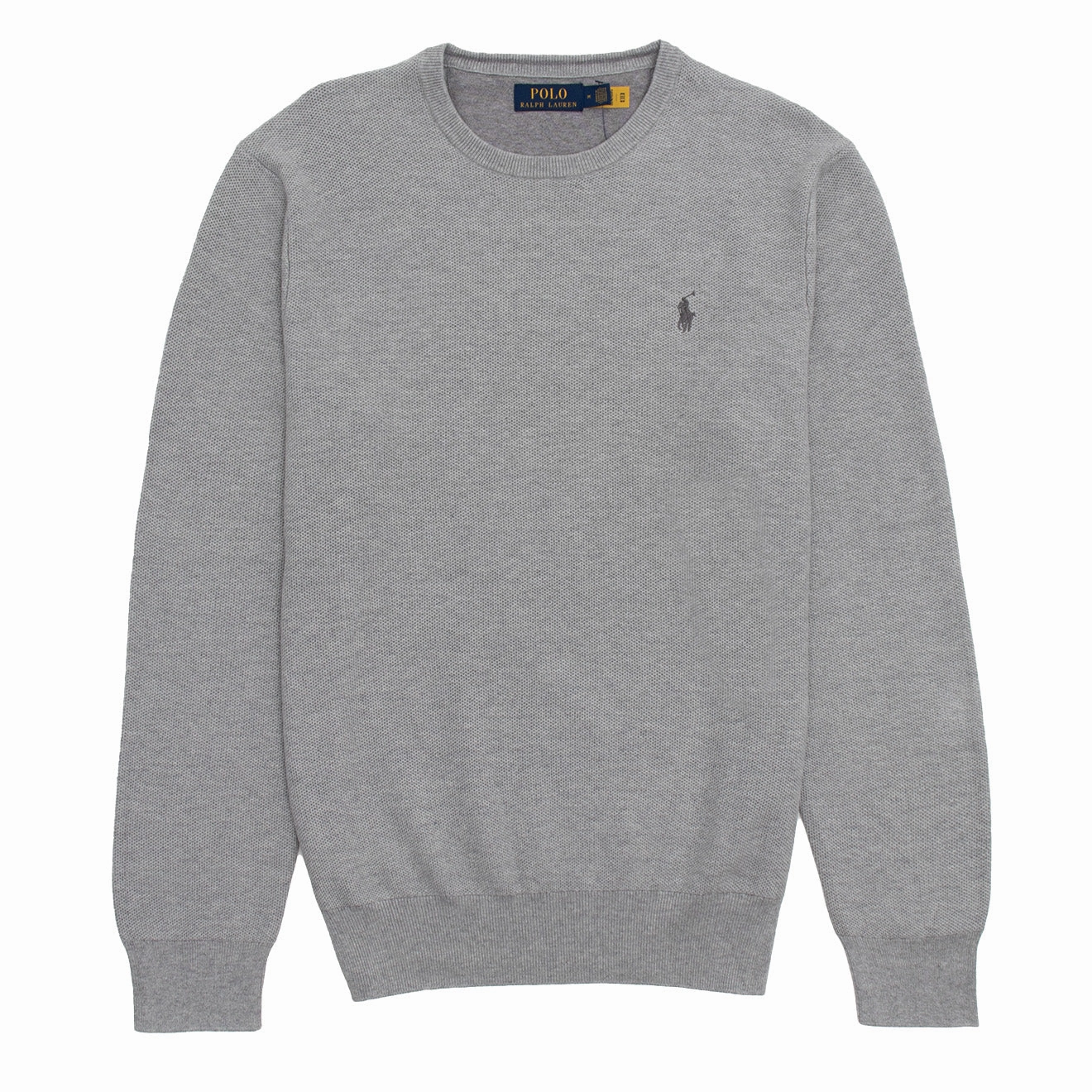 Special Deals Online Clearance Event Today Polo Ralph Lauren Cotton Crewneck Jumper Andover Heather