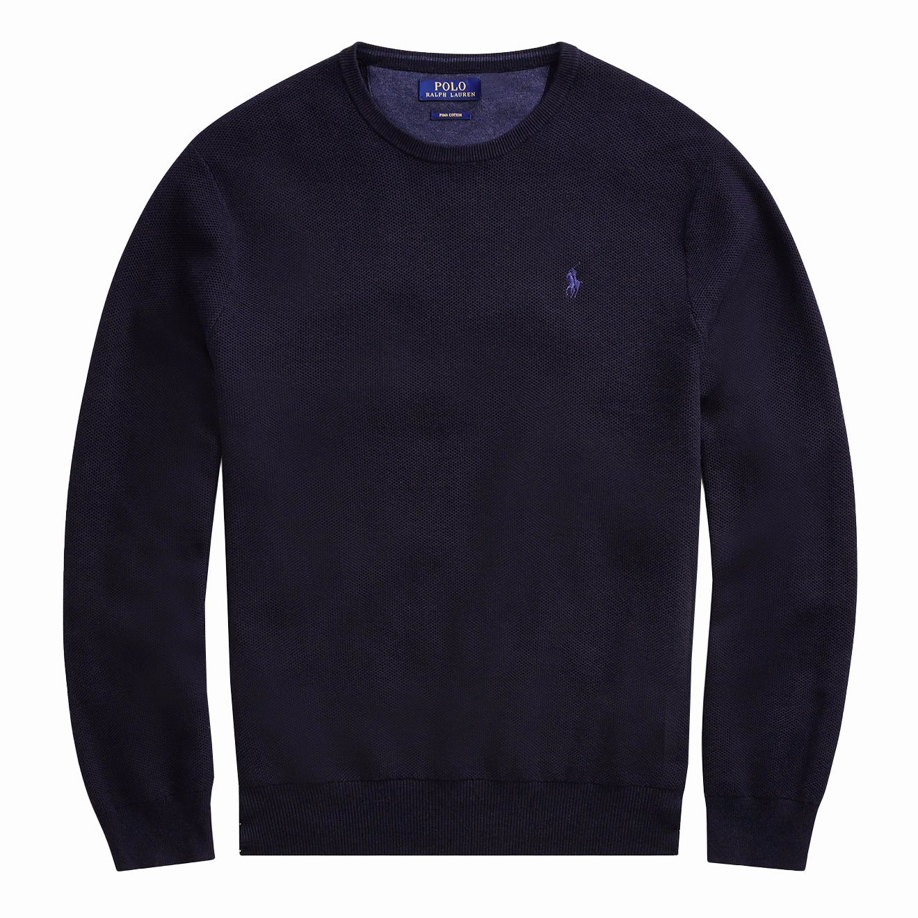Polo Ralph Lauren Cotton Crewneck Sweat Navy Heather Biggest Savings Now