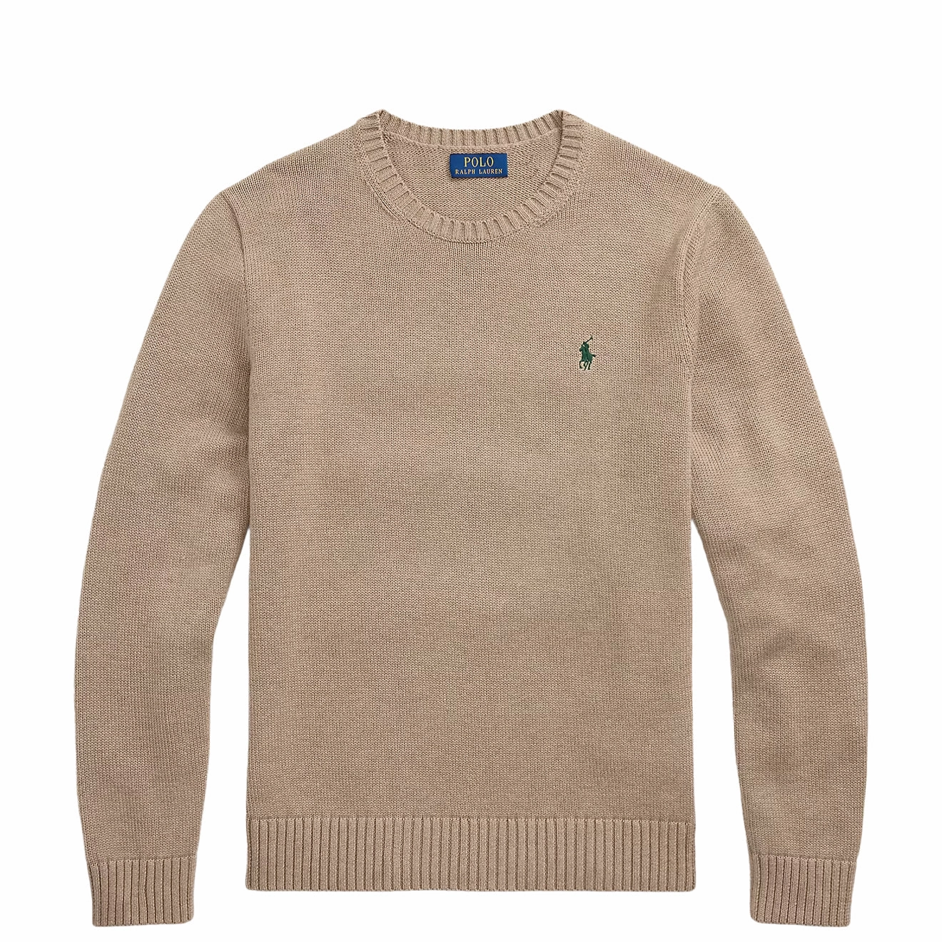 Polo Ralph Lauren Cotton Crewneck Sweater Bronze Melange Save More Now Shop Hot Picks