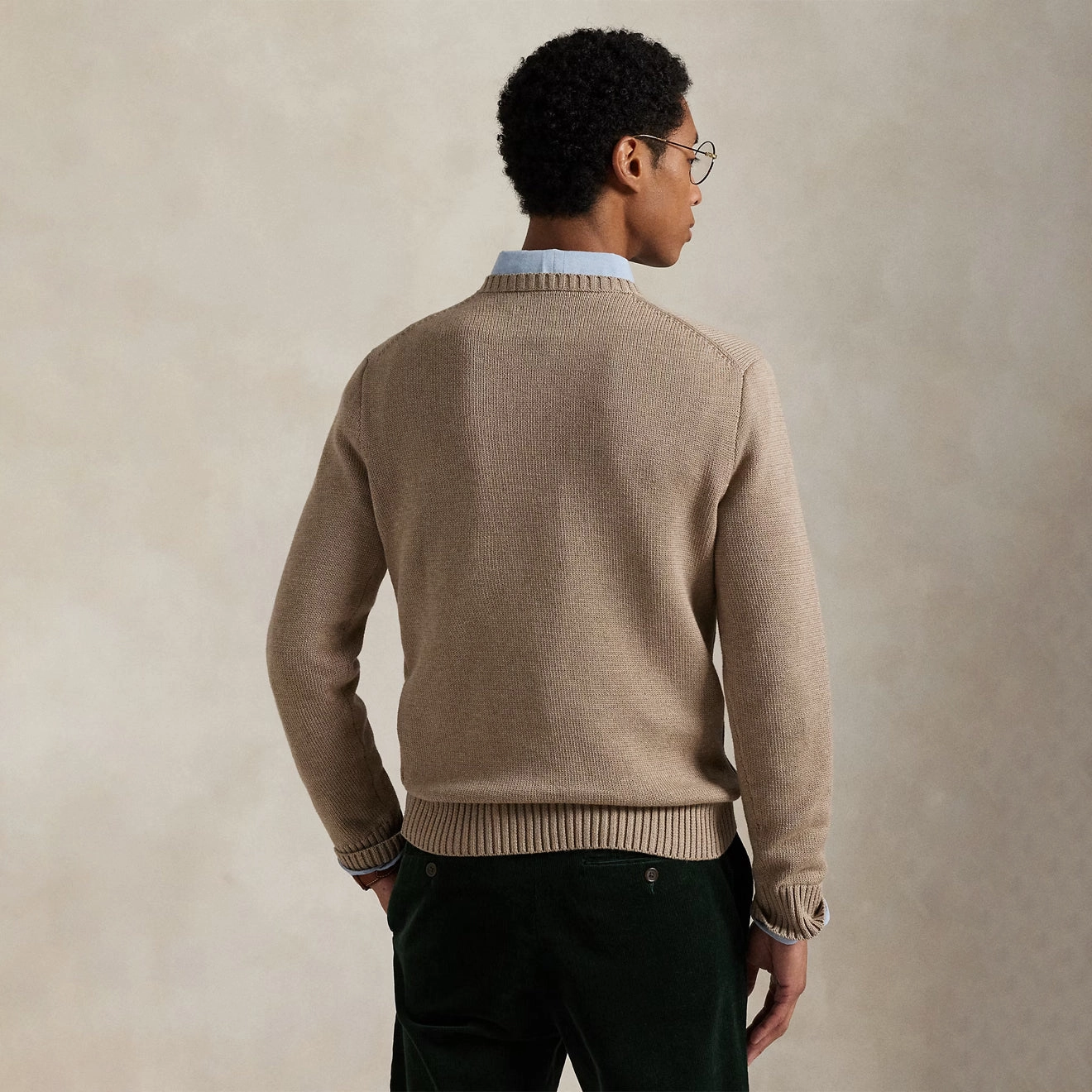 Instant Deal Today Flash Deal Alert Polo Ralph Lauren Cotton Crewneck Sweater Bronze Melange