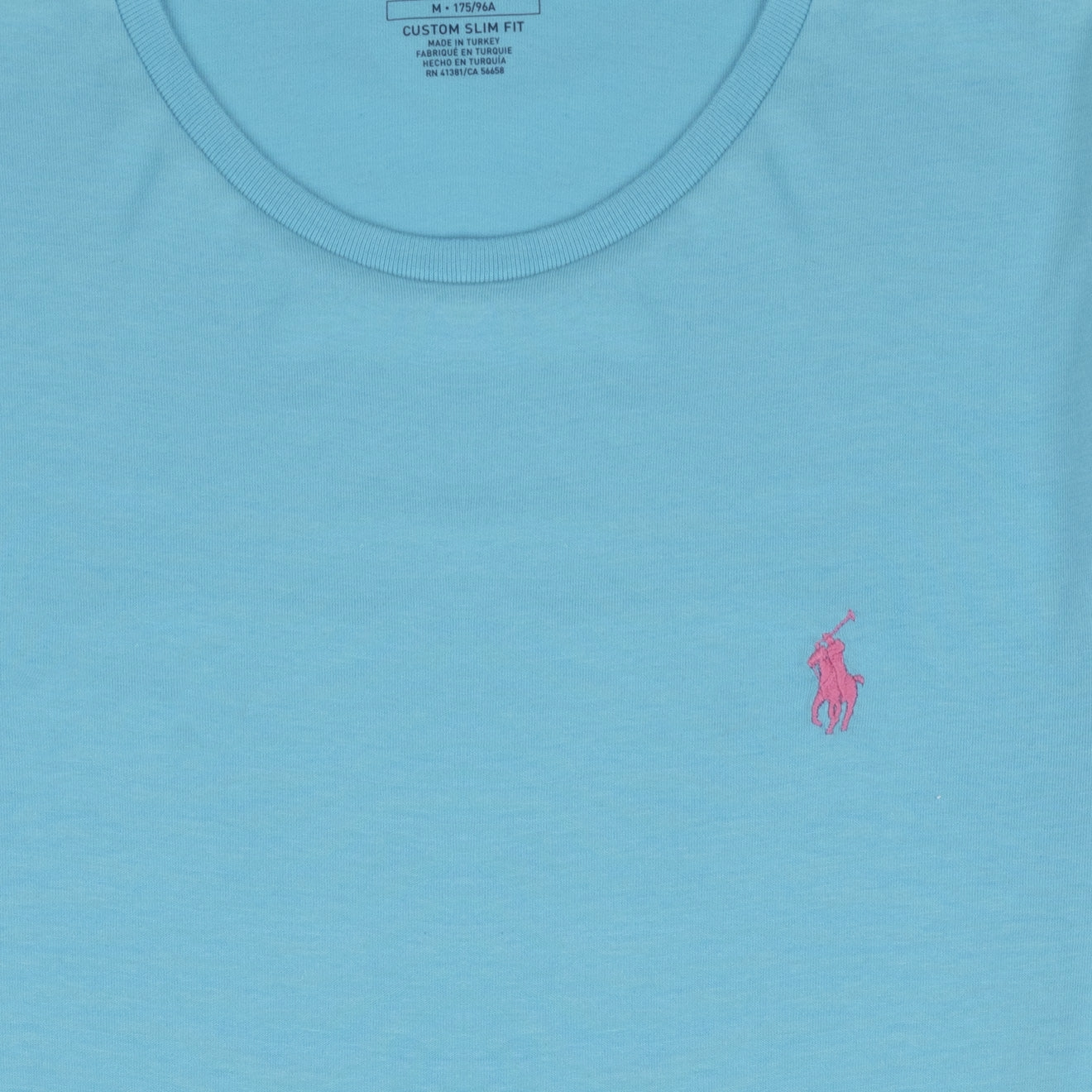 Polo Ralph Lauren Custom Classic Fit S/S T-Shirt French Turquoise Big Price Drop
