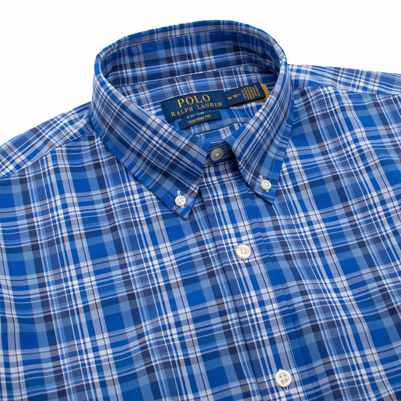 Polo Ralph Lauren Custom Fit Check Shirt Blue Multi Limited Time Discount