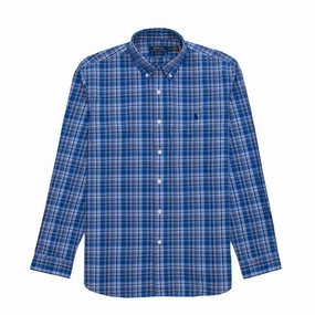 Polo Ralph Lauren Custom Fit Check Shirt Blue Multi Hot Picks Today