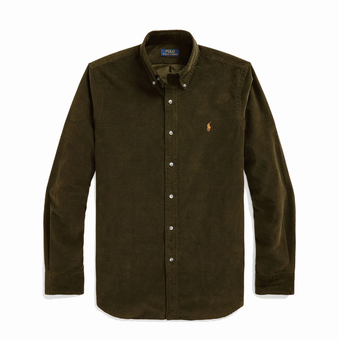 Today Only Discount Polo Ralph Lauren Custom Fit Corduroy Shirt Canopy Olive