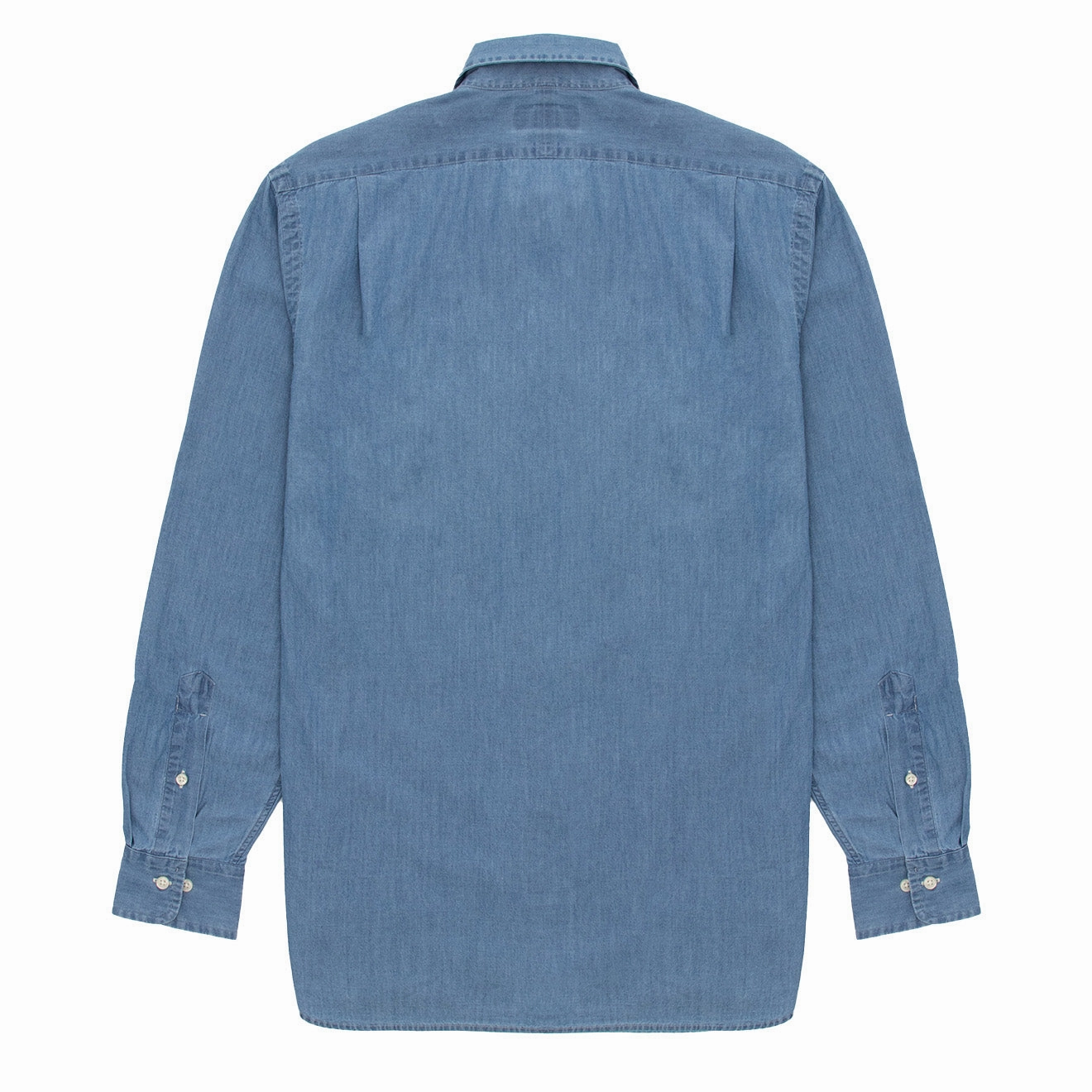 Polo Ralph Lauren Custom Fit Indigo Chambray Shirt Medium Blue Weekend Sale Special Exclusive Online Deal