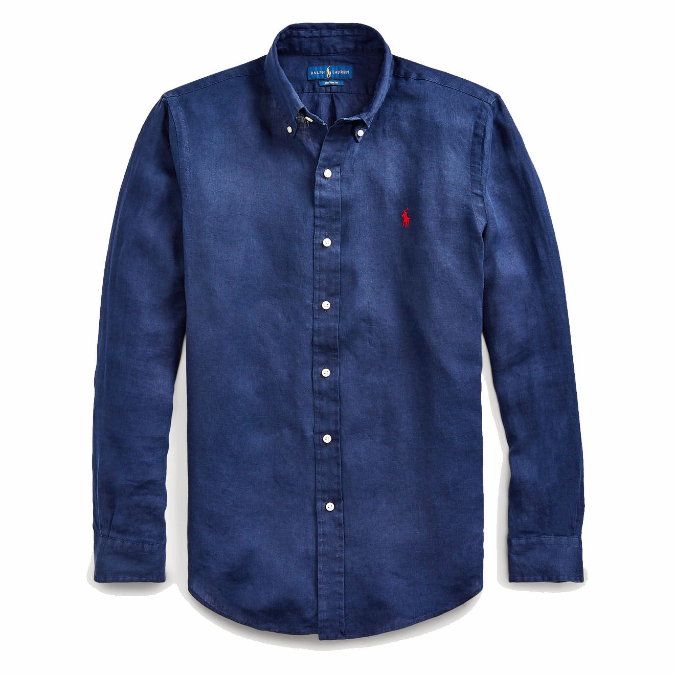 Polo Ralph Lauren Custom Fit Linen Shirt Newport Navy Grab It Before Gone