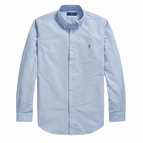 MustHave Deals Polo Ralph Lauren Custom Fit Oxford Shirt Blue