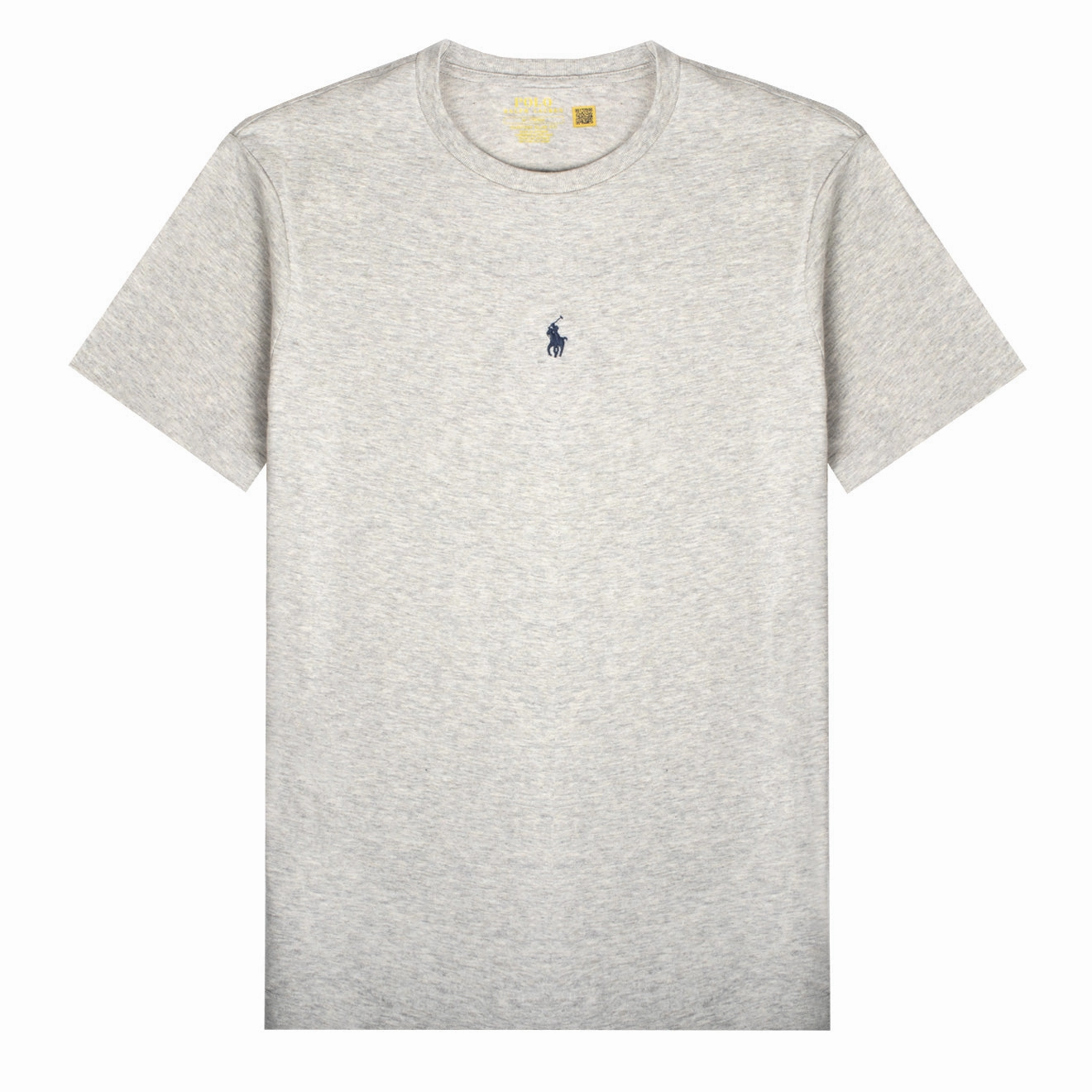 Flash Deal Alert Best Deal Online Polo Ralph Lauren Custom Slim Fit Centre Logo T-Shirt Grey Heather