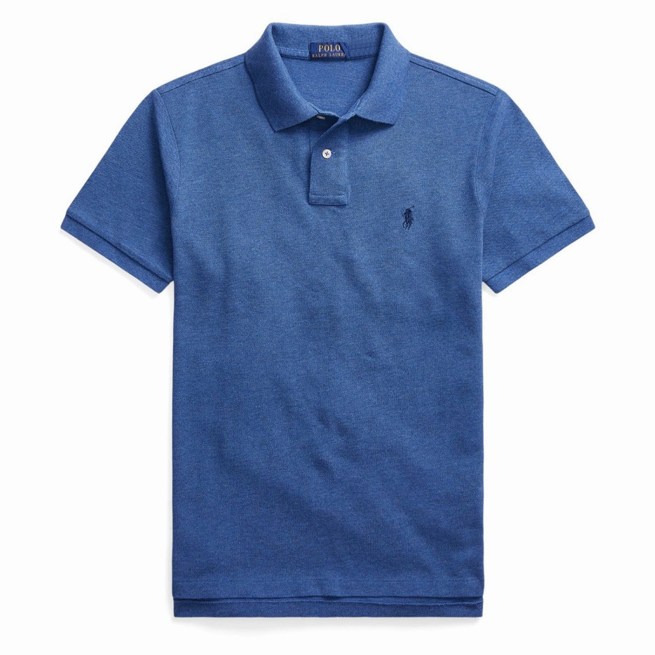 Polo Ralph Lauren Custom Slim Fit Classic Polo Royal Blue Heather Mega Discount Today