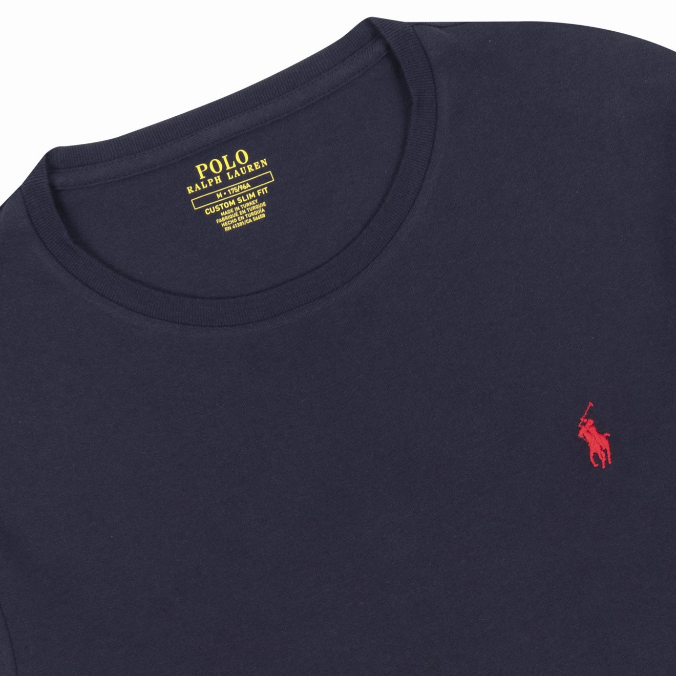 Best Price Today Shop Grab Offer Polo Ralph Lauren Custom Slim Fit Cotton Ls T-Shirt Ink Navy