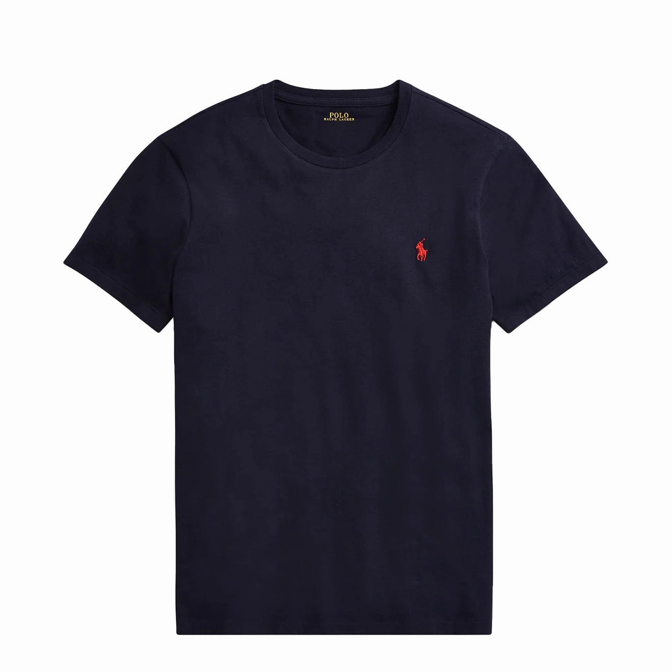 Polo Ralph Lauren Custom Slim Fit Cotton T-Shirt Ink Navy Price Slash Today Today Only Discount Alert