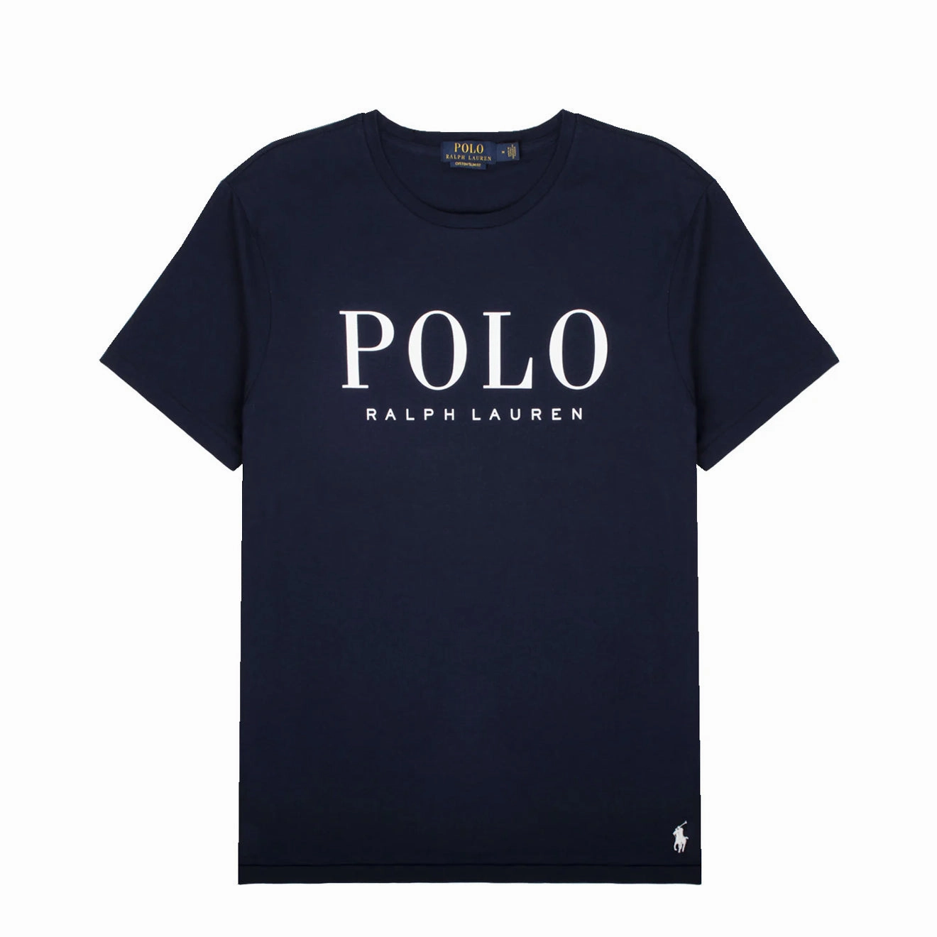 Save More Online Polo Ralph Lauren Custom Slim Fit Logo Jersey T-Shirt Cruise Navy