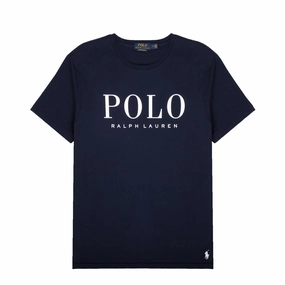 Save More Online Polo Ralph Lauren Custom Slim Fit Logo Jersey T-Shirt Cruise Navy