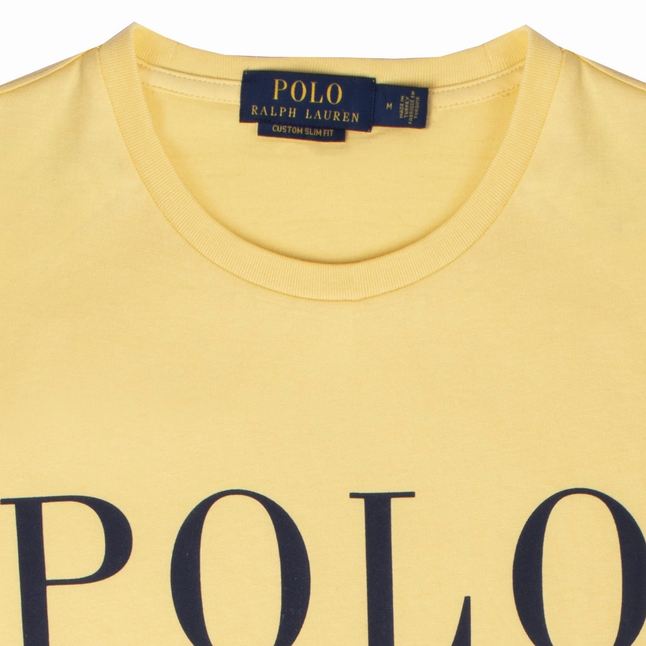 Polo Ralph Lauren Custom Slim Fit Logo Jersey T-Shirt Empire Yellow Grab It Now