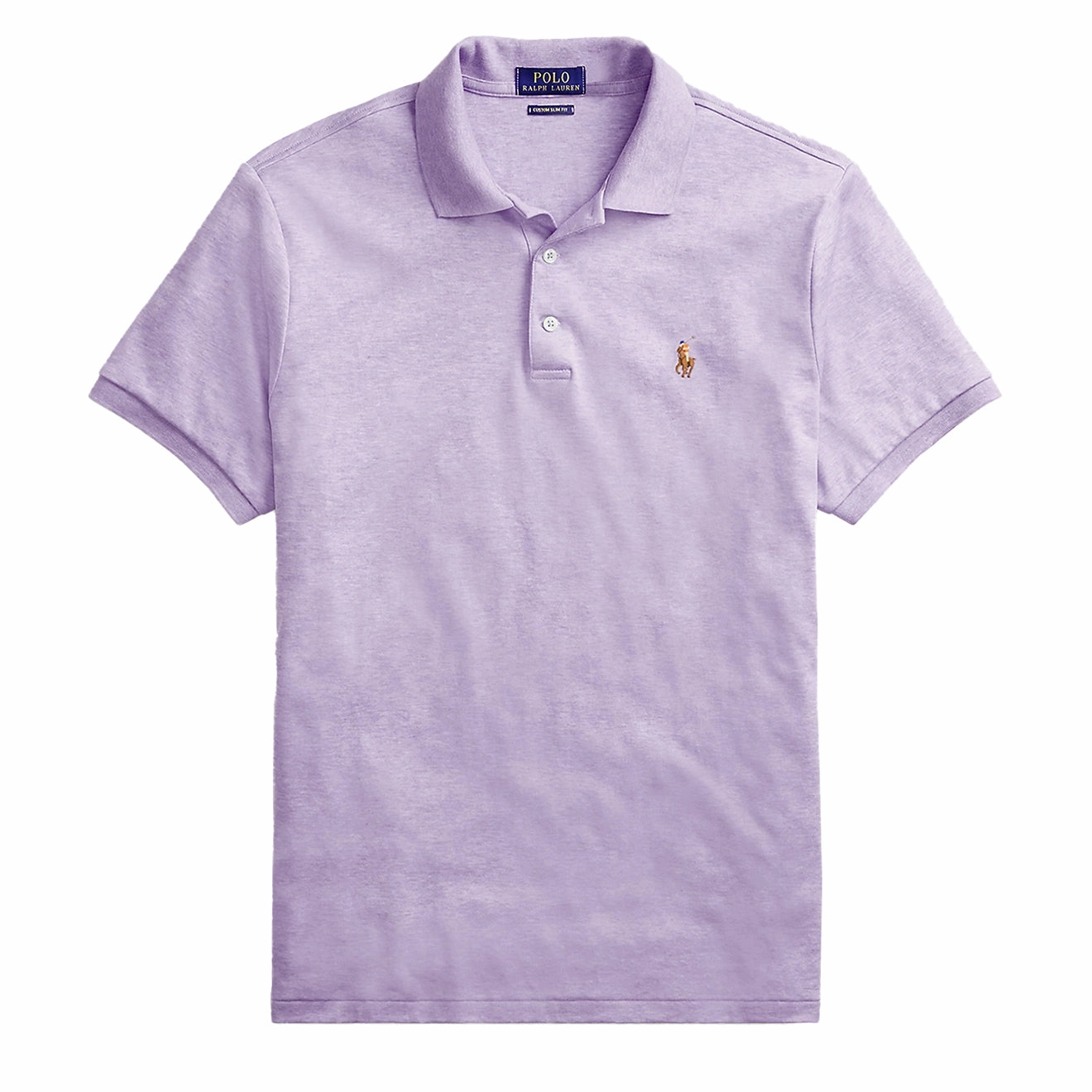 Exclusive Online Discount Limited Time Discount Polo Ralph Lauren Custom Slim Fit Polo Shirt Pastel Purple Heather