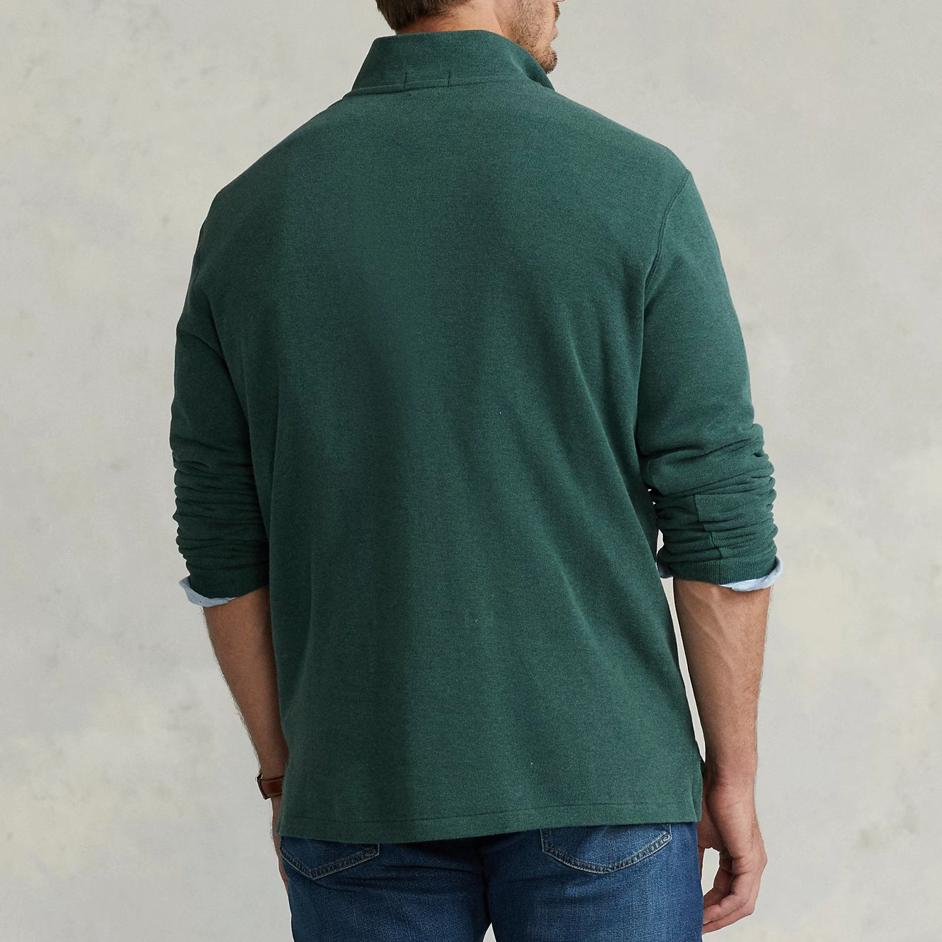 Today Only Offer Polo Ralph Lauren Estate-Rib Quarter-Zip Pullover Scotch Pine Heather