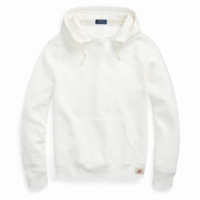 Polo Ralph Lauren Fleece Hoodie Deckwash White Special Offer Inside Exclusive Hot Pick