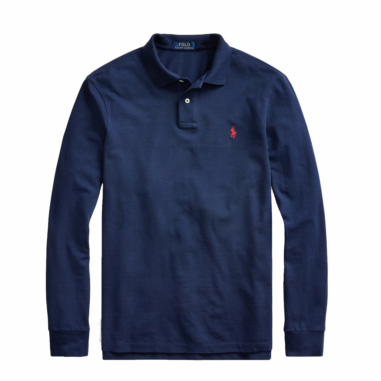 Polo Ralph Lauren L/S Custom Slim Fit Polo Shirt Newport Navy Surprise Offer Now Big Savings Alert