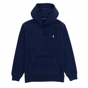 Polo Ralph Lauren Loopback Fleece Hoodie Faded Cruise Navy Limited Time Sale