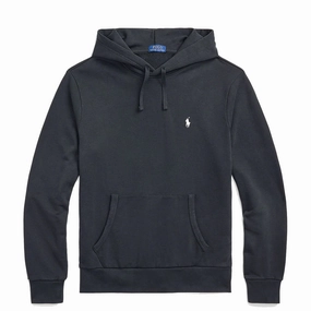 Polo Ralph Lauren Loopback Fleece Hoodie Polo Black Hot Clearance Now Hot Deal Alert