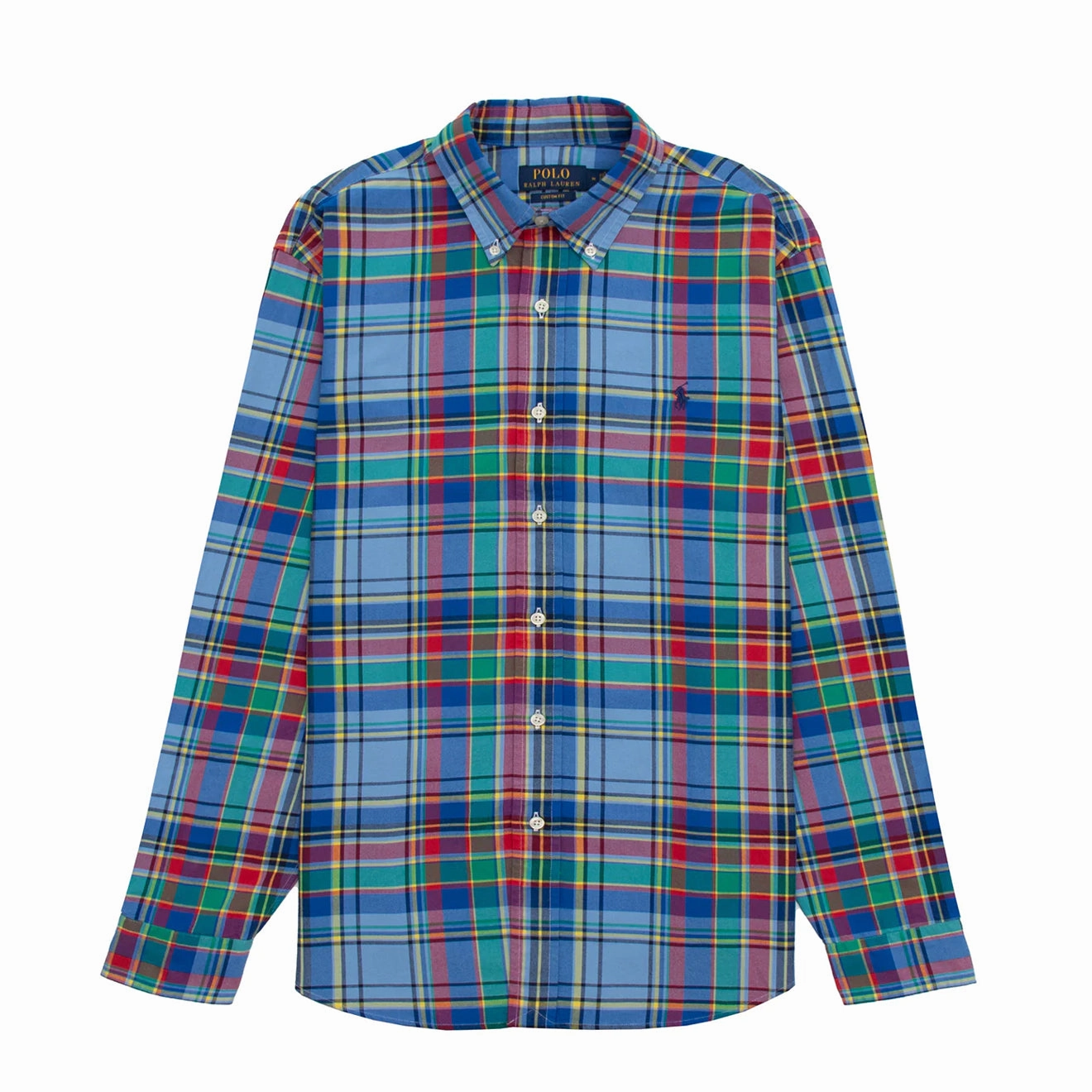 Polo Ralph Lauren Oxford Check Shirt Blue / Red Multi Shop the Savings