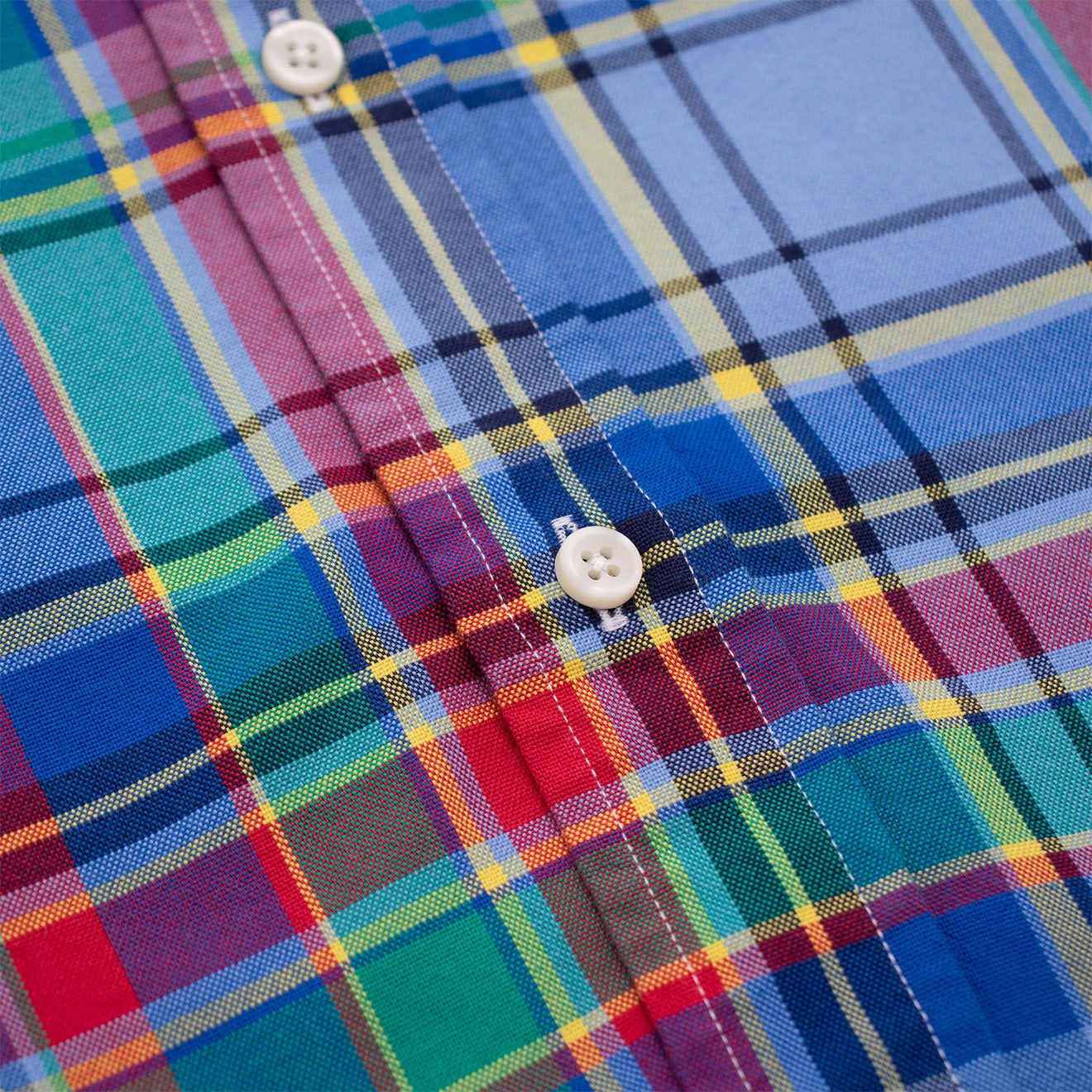 Polo Ralph Lauren Oxford Check Shirt Blue / Red Multi Weekend Flash Offer