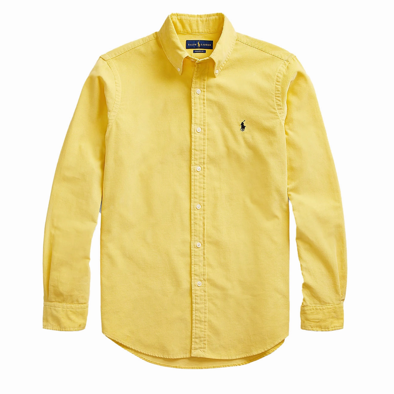 Polo Ralph Lauren Slim Fit Corduroy Shirt Empire Yellow Online Exclusive Savings Special Deals Online