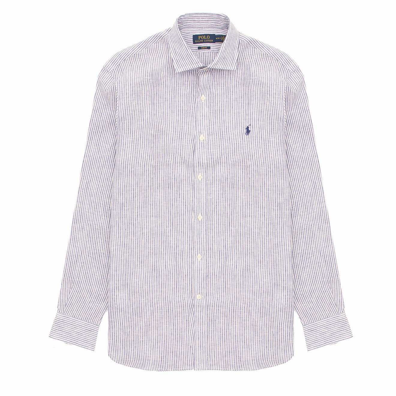 Polo Ralph Lauren Slim Fit Oxford Button Down Shirt Royal White Weekend Specials