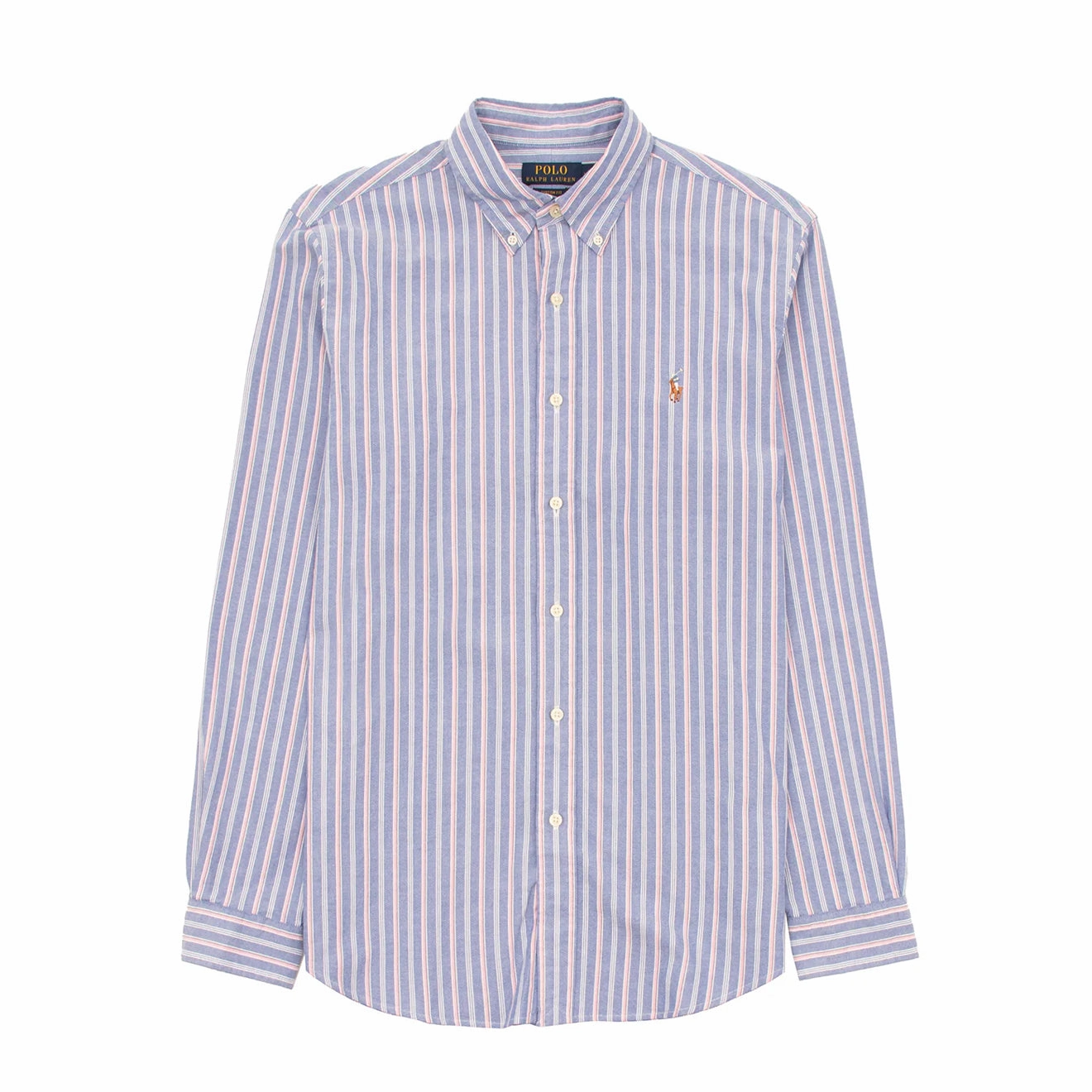 Polo Ralph Lauren Striped Oxford Shirt Blue Pink Multi Shop Today Save