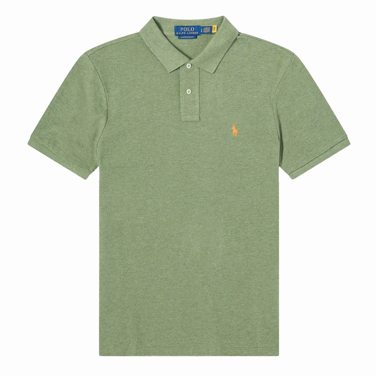 Polo Ralph Lauren The Iconic Mesh Polo Shirt Cargo Green Heather Trending Savings Now Weekend Specials