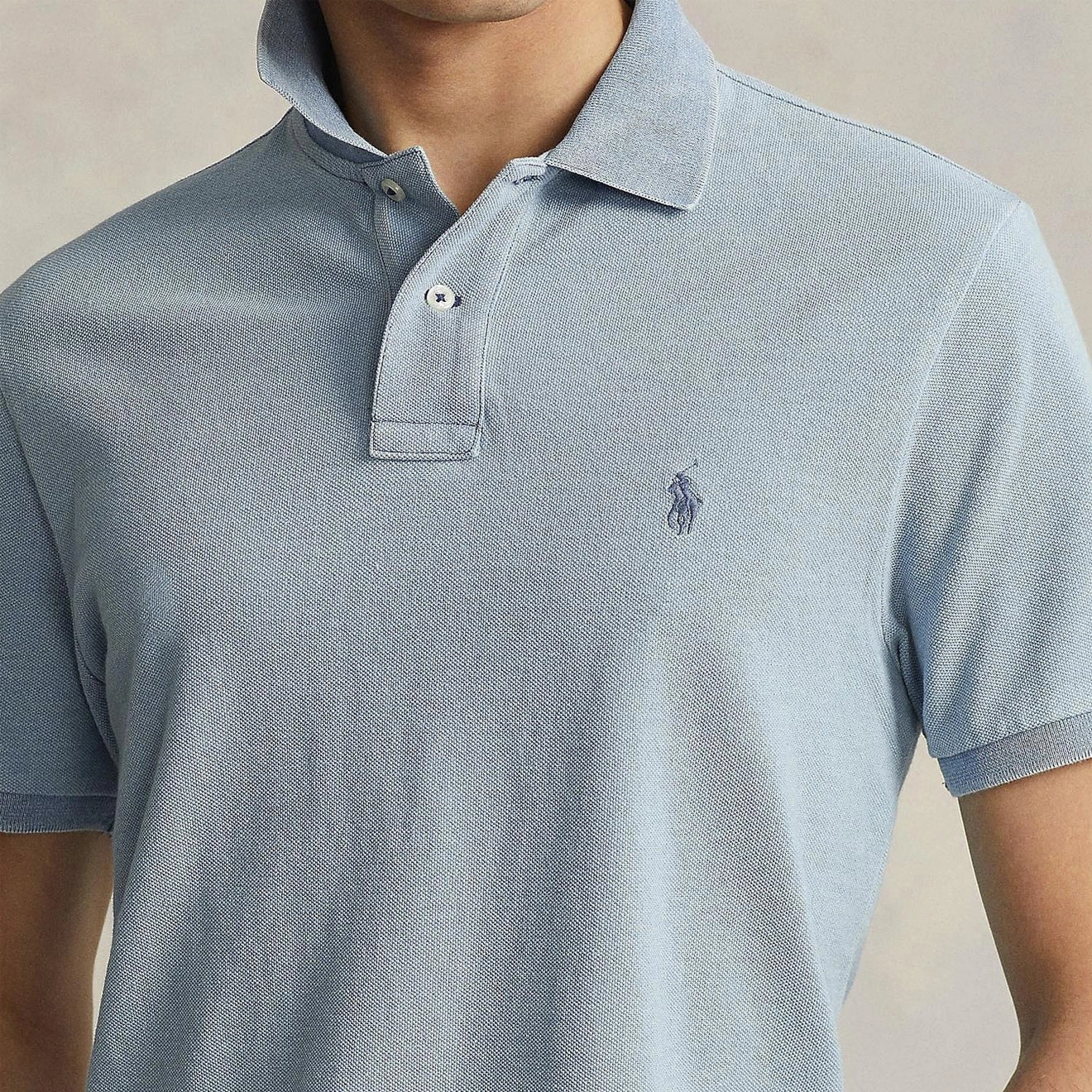 Limited Stock Offer Polo Ralph Lauren The Iconic Mesh Polo Shirt Light Lilac