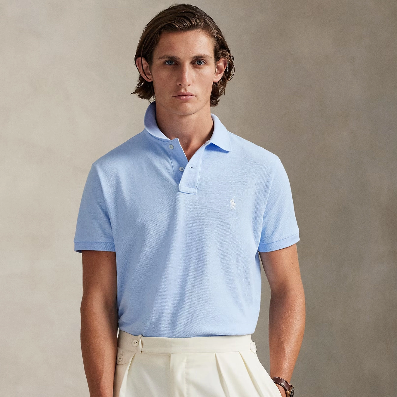 Save Today Event Polo Ralph Lauren The Iconic Mesh Polo Shirt Office Blue