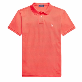 Polo Ralph Lauren The Iconic Mesh Polo Shirt Pale Red Shop Grab Savings Price Drop Alert