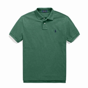 Polo Ralph Lauren The Iconic Mesh Polo Shirt Verano Green Heather Limited Edition Offer Shop Hot Deals