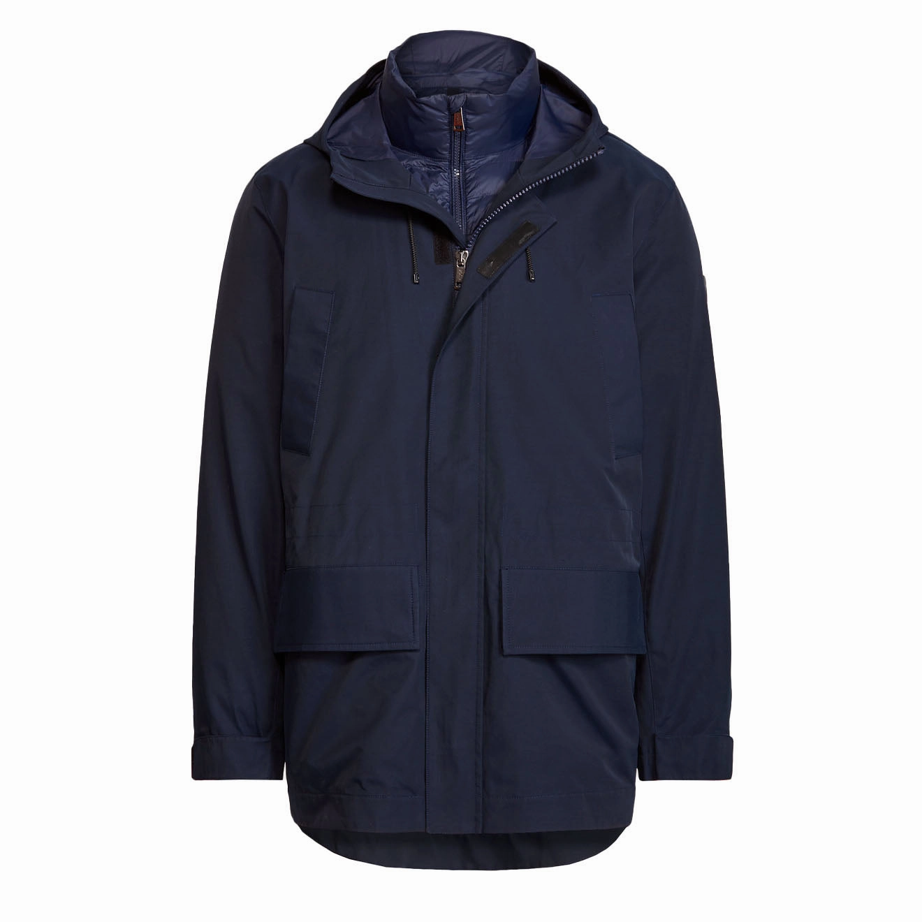 Polo Ralph Lauren Twill Hooded Coat And Quilted Liner Collection Navy Daily Special Offer Hot Savings Alert