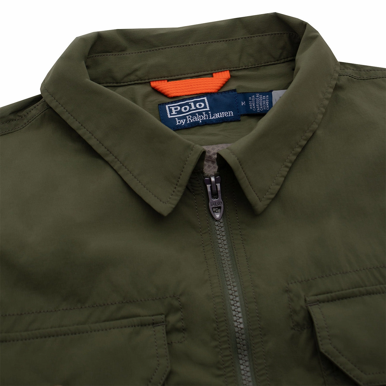 Exclusive Deal Inside Clearance Sale Now Polo Ralph Lauren Water-Repellent Shirt Jacket Dark Sage