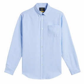 Shop Grab Now Portuguese Flannel Belavista Open L/S Shirt Blue
