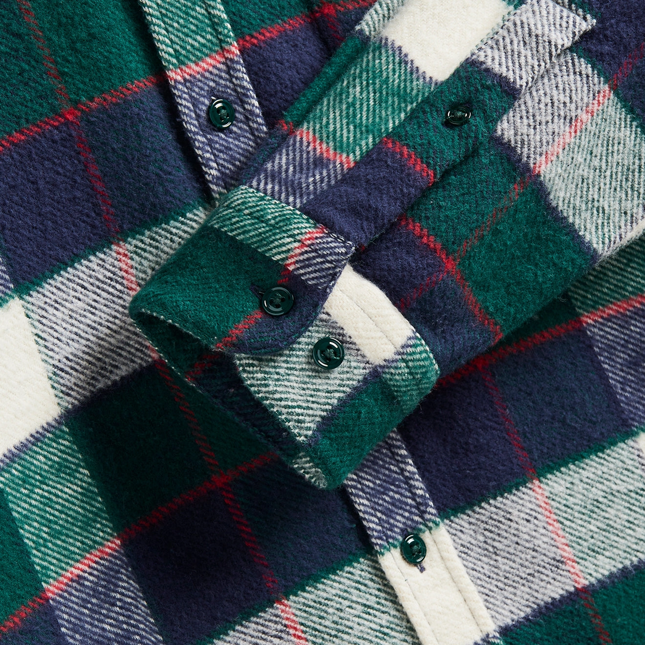 Portuguese Flannel Bottle Shirt Green / Blue Special Price Offer Dont Miss Out