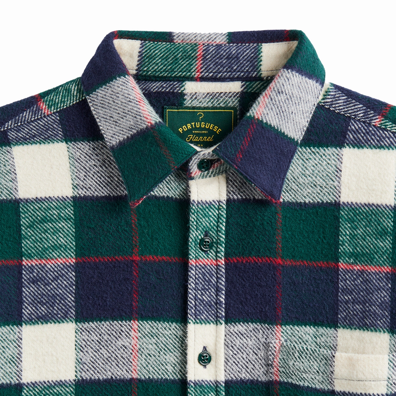 Limited Time Hot Deal Portuguese Flannel Bottle Shirt Green / Blue
