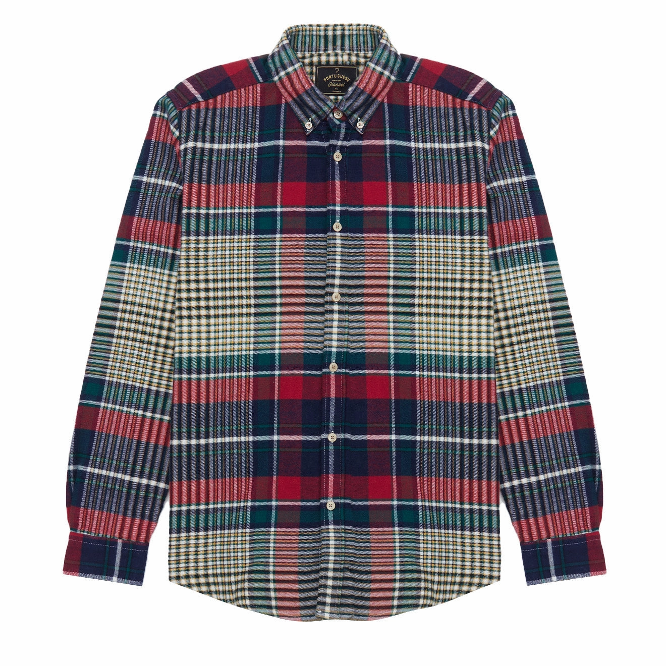 Trending Today Steal Daily Deal Frenzy Portuguese Flannel Button Down Tolly Shirt Red / Blue / Green