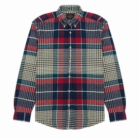 Best Seller Deal Portuguese Flannel Button Down Tolly Shirt Red / Blue / Green