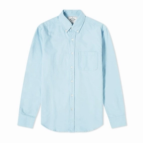 Limited Time Offer Todays Hot Savings Portuguese Flannel L/S Oxford Button Down Belavista Shirt Sky