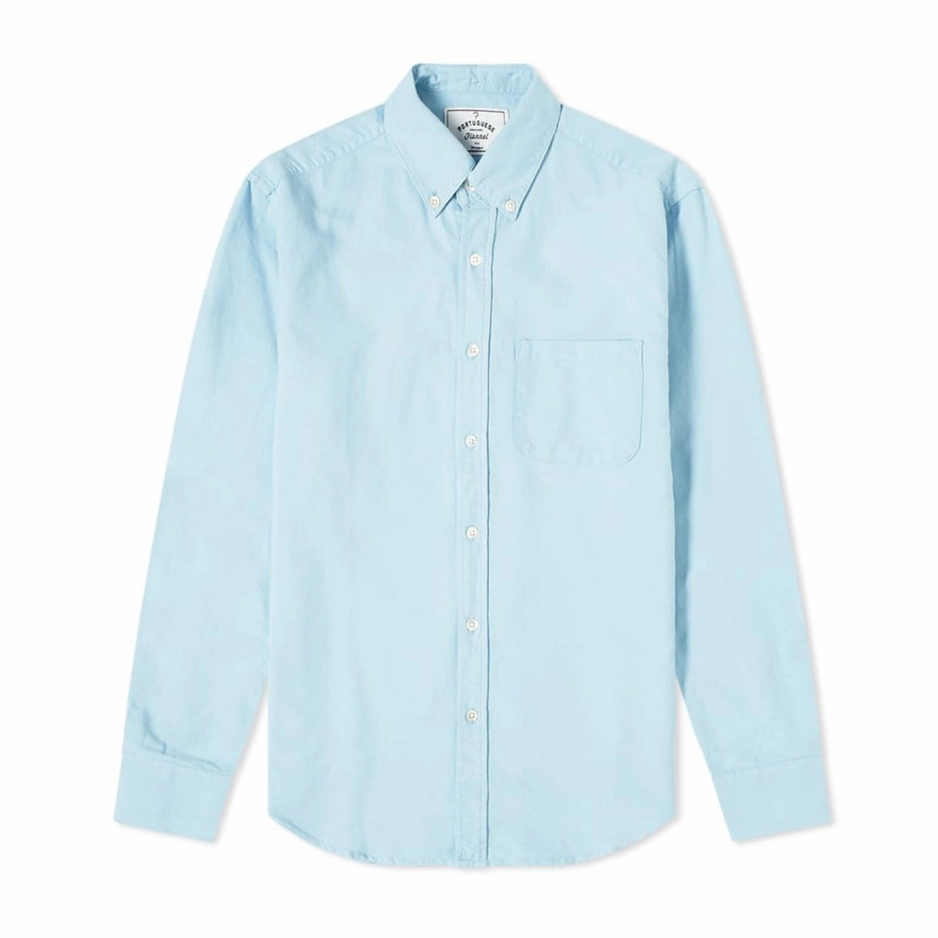 Limited Time Offer Todays Hot Savings Portuguese Flannel L/S Oxford Button Down Belavista Shirt Sky