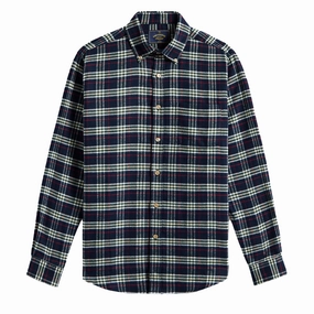 Hot Offer Event Portuguese Flannel Lamo Shirt Blue