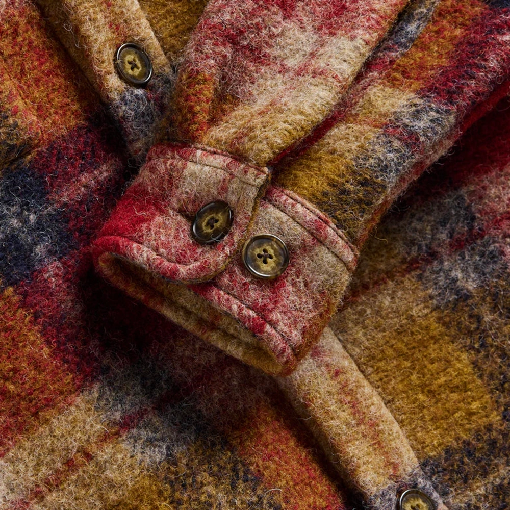 Clearance Sale Portuguese Flannel Parker Overshirt Bordeaux