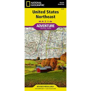 United States Northeast Adventure Map MustHave Items